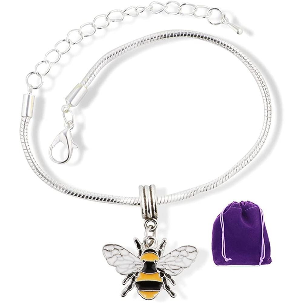 Bee Bracelet Gifts - Stainless Steel Chain